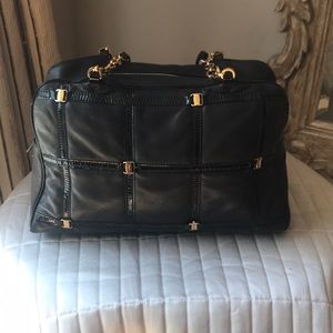Authentic Salvatore Ferragamo Leather Quilt Bag
